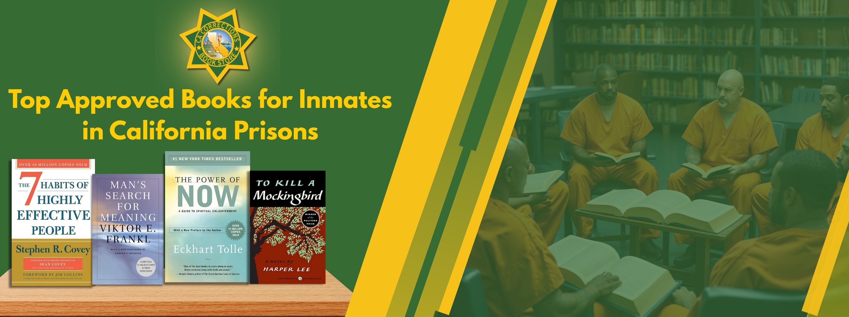 Top Approved Books for Inmates in California Prisons