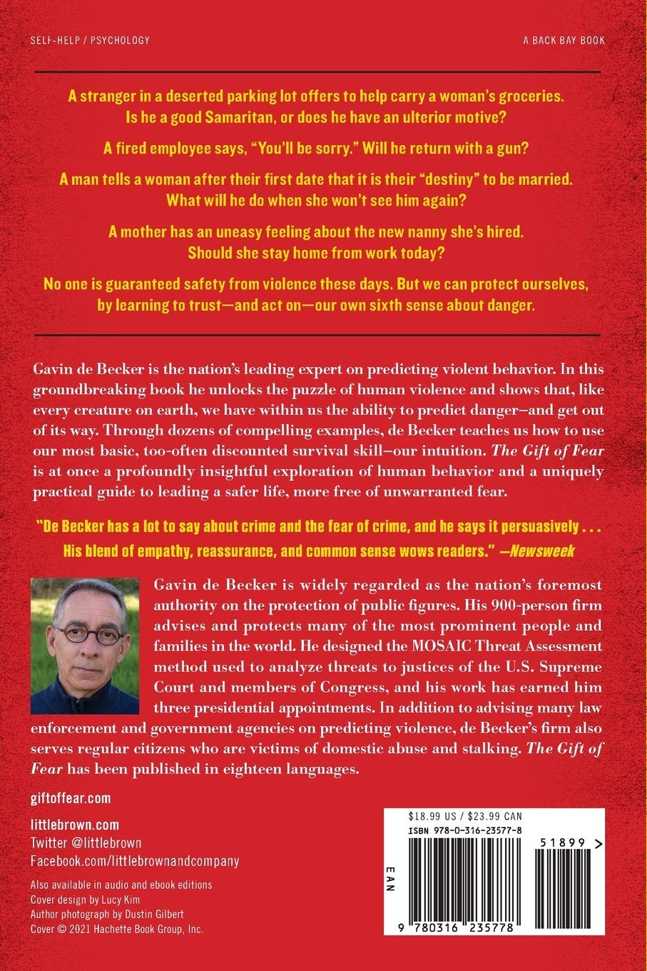 The Gift of Fear: Survival Signals That Protect Us from Violence - CA Corrections Bookstore