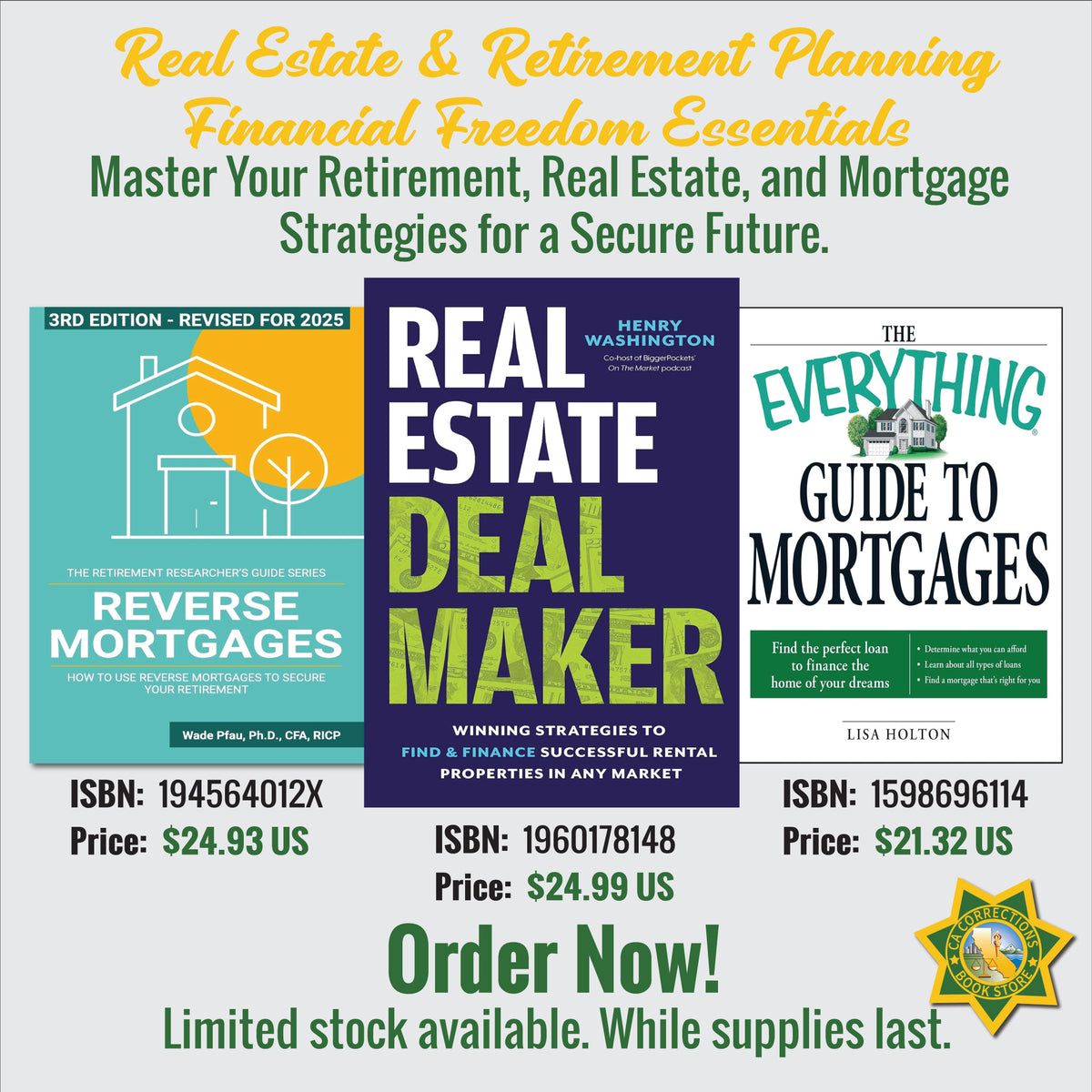 Real Estate & Retirement Planning Financial Freedom Essentials Bundle