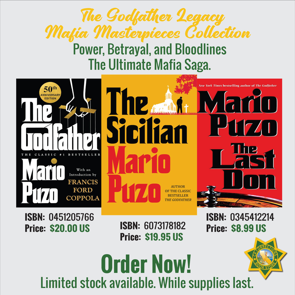 The Godfather Legacy: Mafia Masterpieces Collection Bundle