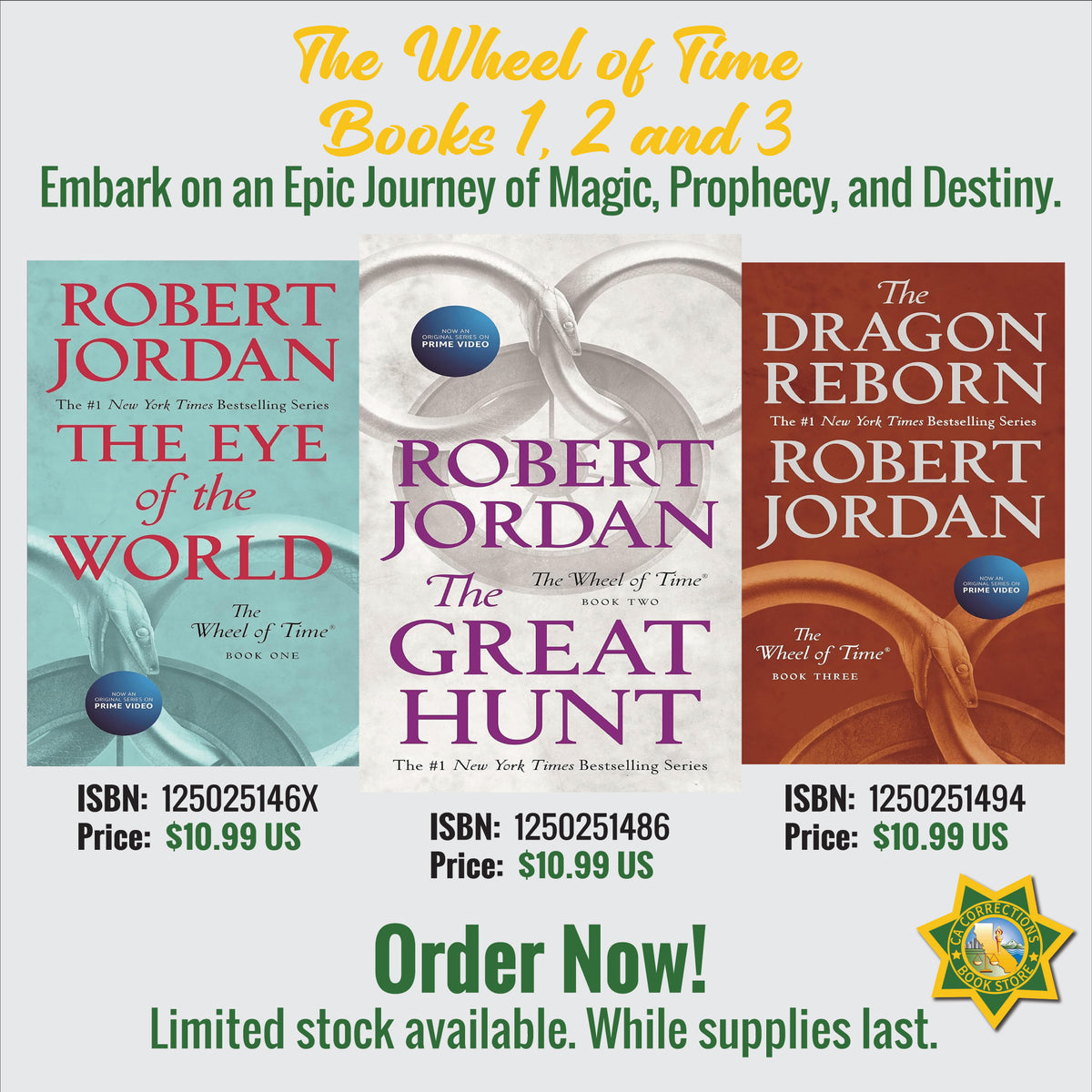 The Wheel of Time Books 1, 2 and 3 Bundle