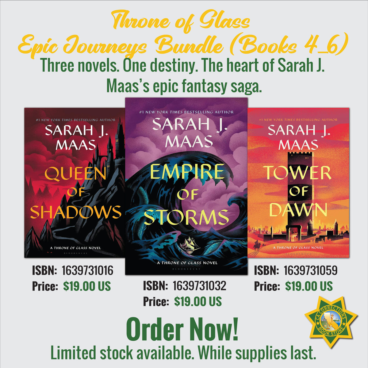 Throne of Glass Epic Journeys Bundle (Books 4-6)