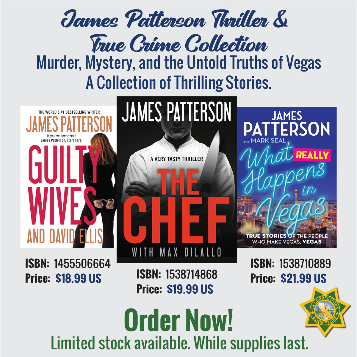 James Patterson Thriller & True Crime Collection Bundle