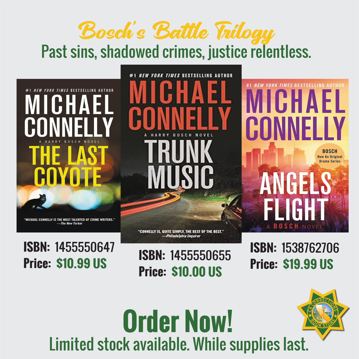 Bosch's Battle Trilogy Bundle