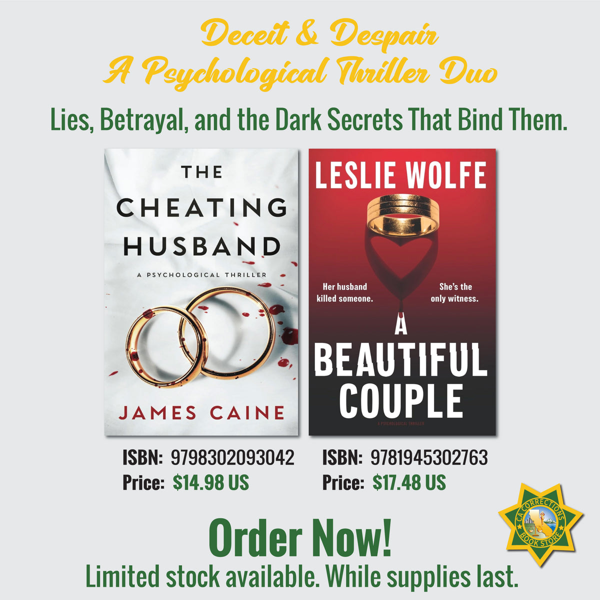 Deceit & Despair: A Psychological Thriller Duo