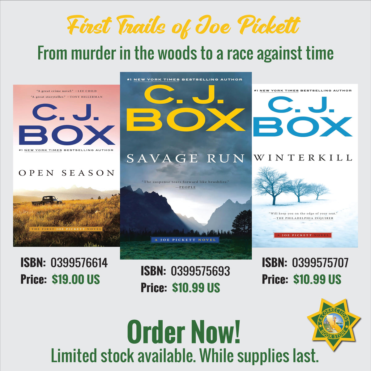 First Trails of Joe Pickett Bundle