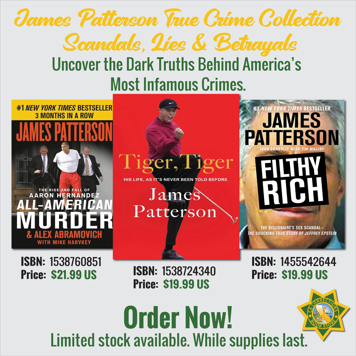 James Patterson True Crime Collection: Scandals, Lies & Betrayals Bundle