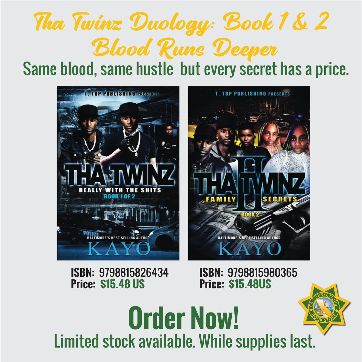 Tha Twinz Duology: Blood Runs Deeper Bundle