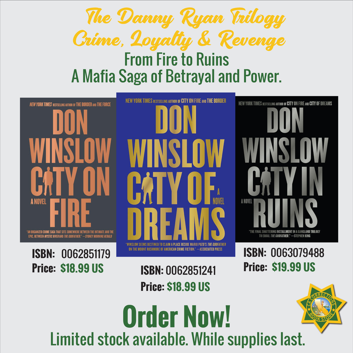 The Danny Ryan Trilogy: Crime, Loyalty & Revenge Bundle