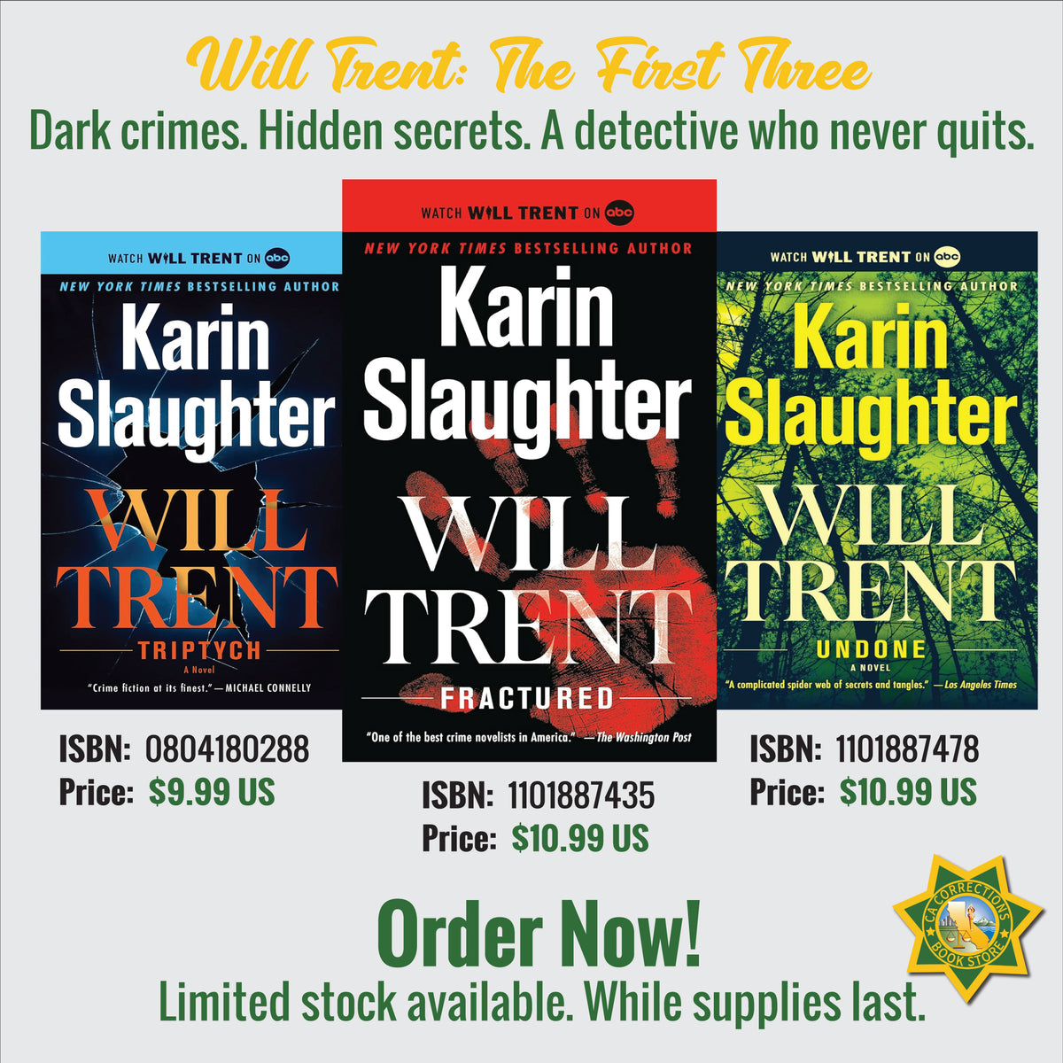 Will Trent: The First Three Bundle