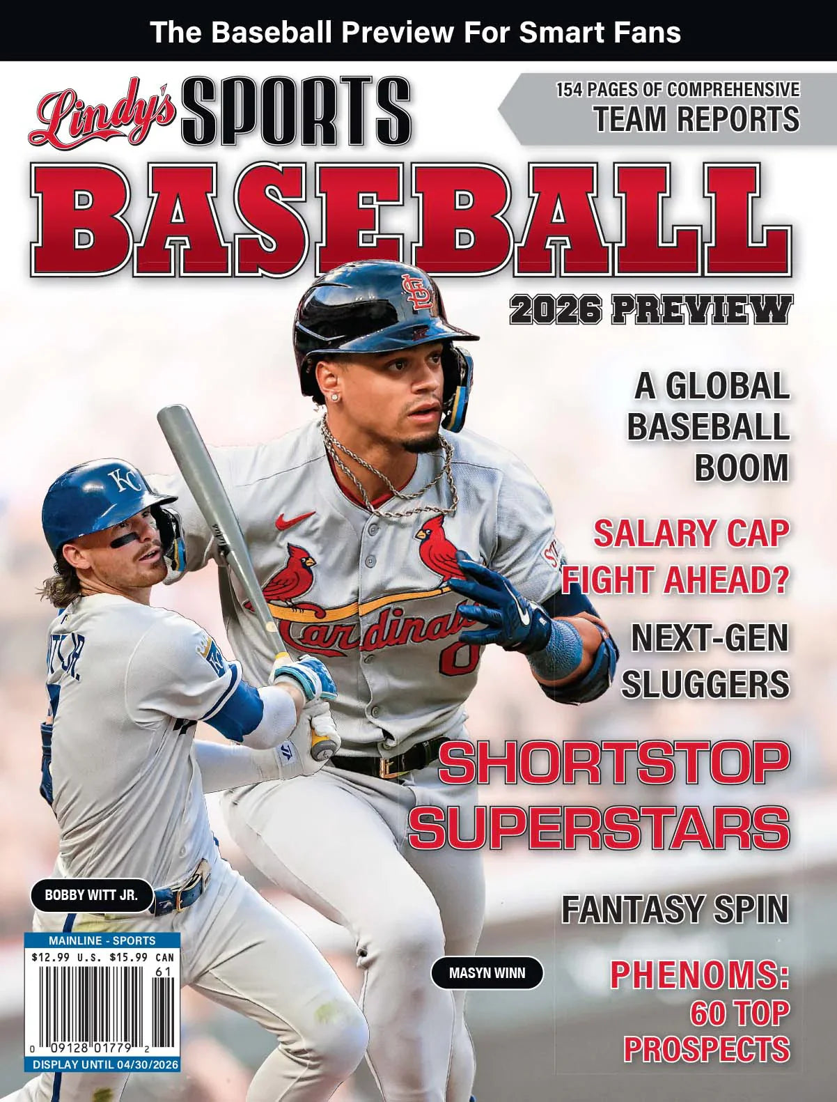 2026 Lindy's Baseball Preview Magazine / Covers Vary