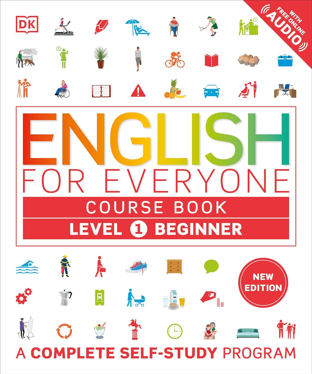 English for Everyone Course Book Level 1 Beginner - A Complete Self-Study Program (DK English for Everyone) - CA Corrections Bookstore