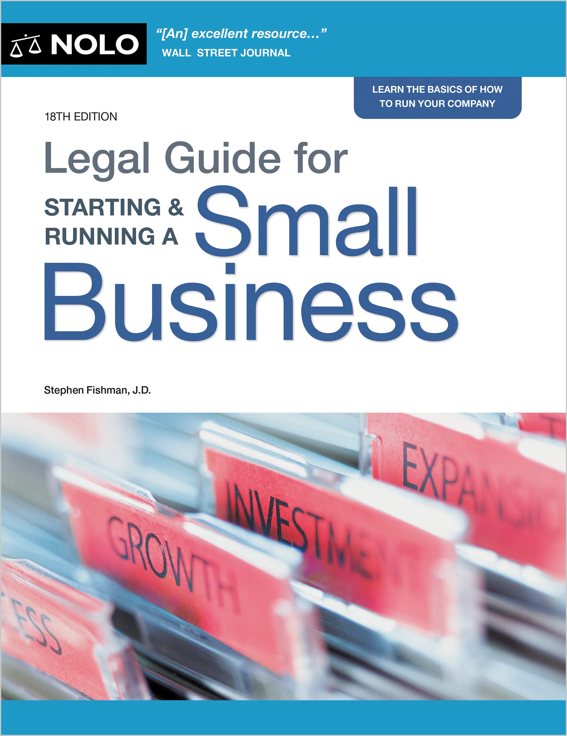Legal Guide for Starting & Running a Small Business Paperback NOLO