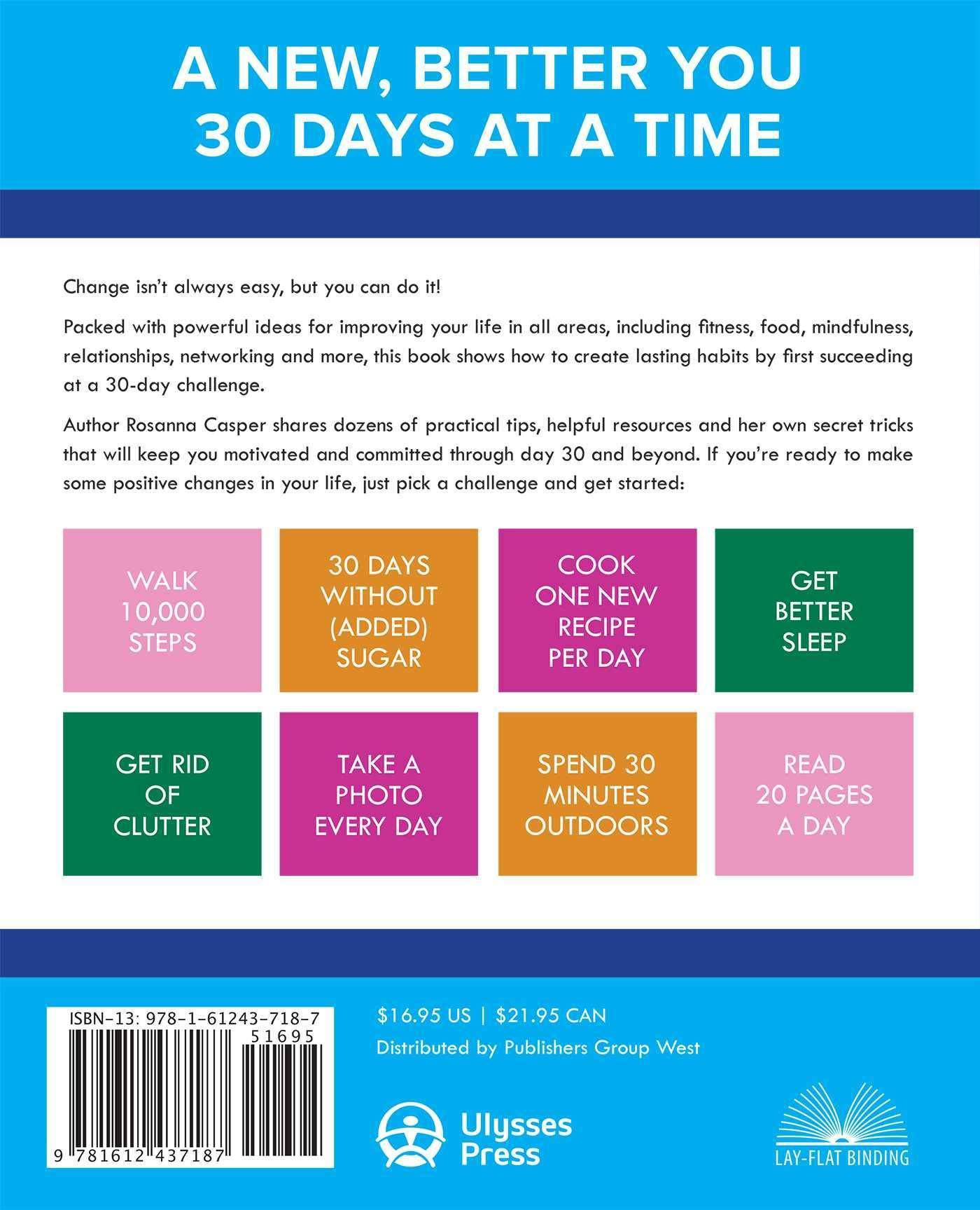 Big Book of 30-Day Challenges: 60 Habit-Forming Programs to Live - CA Corrections Bookstore