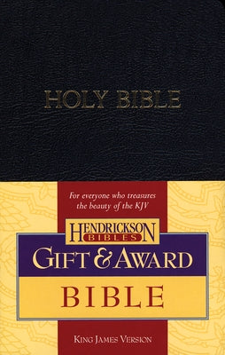 Gift & Award Bible-KJV Bible Hendrickson Publishers
