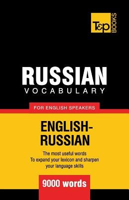 Russian vocabulary for English speakers - 9000 words Paperback T&p Books