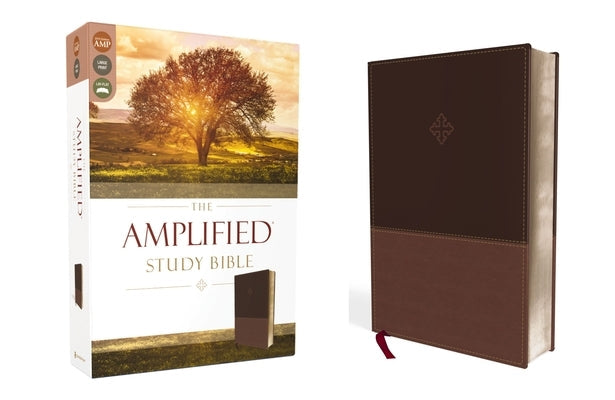 Amplified Study Bible, Imitation Leather, Brown Bible Zondervan