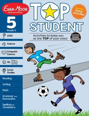 Top Student, Grade 5 Workbook Paperback Evan Moor Educational Publishers