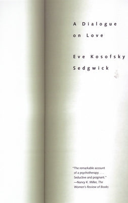 A Dialogue On Love Paperback Beacon Press