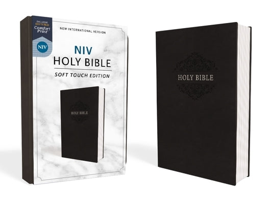 NIV, Holy Bible, Soft Touch Edition, Imitation Leather, Black, Comfort Print Bible Zondervan