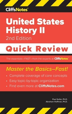 CliffsNotes United States History II: Quick Review Paperback Cliffsnotes