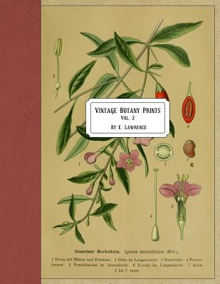 Vintage Botany Prints: Vol. 2 Paperback Createspace Independent Publishing Platform