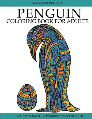 Penguin Coloring Book Paperback Creative Coloring