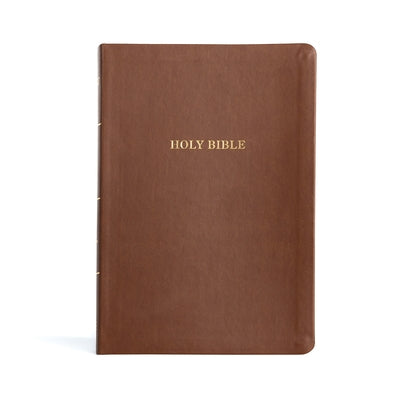 KJV Large Print Thinline Bible, Value Edition, Brown Leathertouch: Holy Bible Bible Holman Bibles