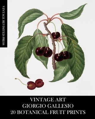 Vintage Art: Giorgio Gallesio 20 Botanical Fruit Prints Paperback Blurb
