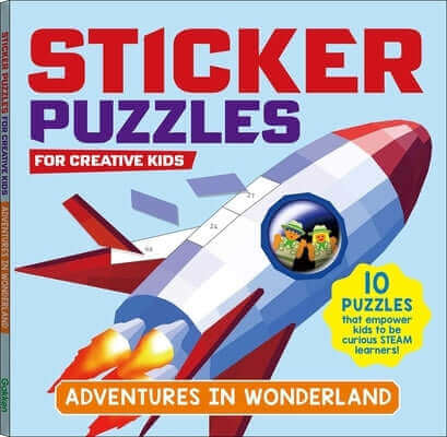 Sticker Puzzles; Adventures in Wonderland: For Creative Kids Paperback Gakken