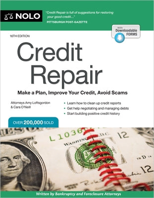 Credit Repair: Make a Plan, Improve Your Credit, Avoid Scams Paperback NOLO