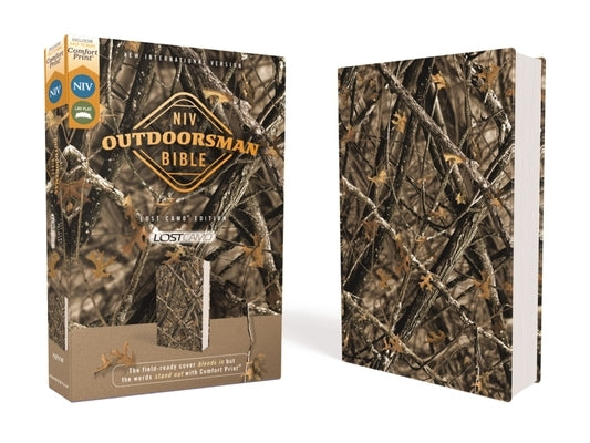 Niv, Outdoorsman Bible, Lost Camo Edition, Leathersoft, Red Letter Edition, Comfort Print: The Field-Ready Cover Blends in But the Words Stand Out wit Bible Zondervan