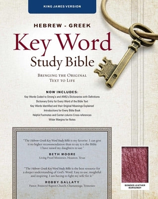 Hebrew-Greek Key Word Study Bible-KJV: Key Insights Into God's Word Bible AMG Publishers