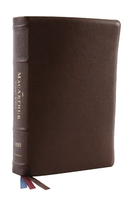 Lsb MacArthur Study Bible 2nd Edition: Unleashing God's Truth One Verse at a Time (Brown Premium Goatskin Leather, Comfort Print) Bible Thomas Nelson