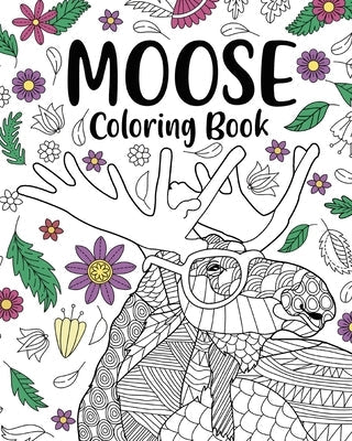 Moose Coloring Book Paperback Blurb