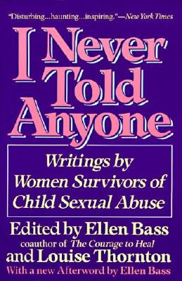 I Never Told Anyone Paperback HarperCollins Publishers