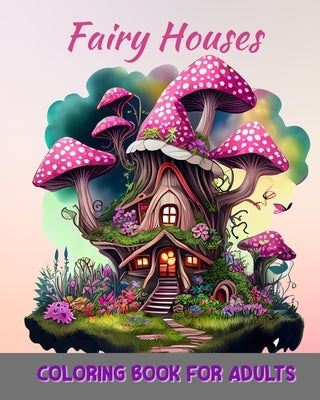 Magical Fairy Houses Coloring Book for Adults: Fantasy Homes Coloring Book for Relaxation Paperback Blurb