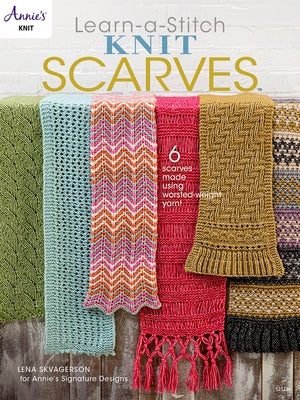 Learn a Stitch Knit Scarves Paperback Annies
