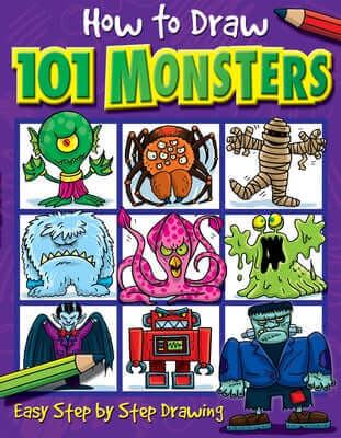 How to Draw 101 Monsters Paperback Two Windmills