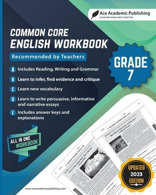 Common Core English Workbook: Grade 7 Paperback Ace Academic Publishing