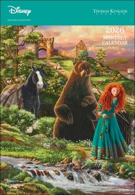 Disney Dreams Collection by Thomas Kinkade 2026 Monthly Pocket Planner Calendar Desk Andrews McMeel Publishing