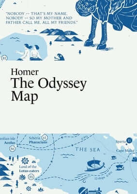 Homer: The Odyssey Map Folded Paris Grafik