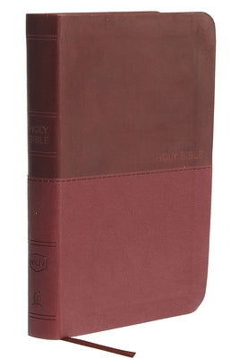 NKJV, Value Thinline Bible, Compact, Imitation Leather, Burgundy, Red Letter Edition Bible Thomas Nelson