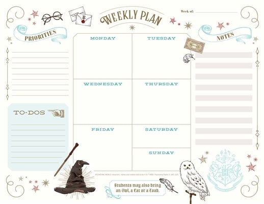 Harry Potter: Weekly Planner Notepad: (Harry Potter School Planner, Harry Potter Gift, Harry Potter Stationery, Undated Planner) Other Insights
