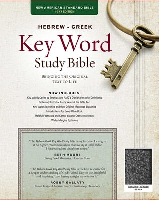 Hebrew-Greek Key Word Study Bible-NASB: Key Insights Into God's Word Bible AMG Publishers