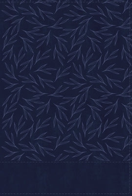 Niv, Thinline Bible, Large Print, Leathersoft, Navy, Red Letter, Thumb Indexed, Comfort Print Bible Zondervan