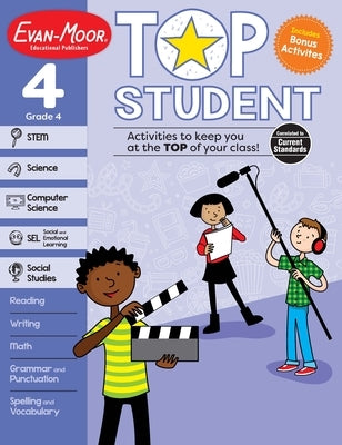 Top Student, Grade 4 Workbook Paperback Evan Moor Educational Publishers