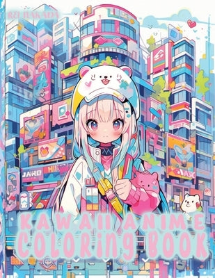 Kawaii Japanese Coloring Book: Awesome Anime Coloring Book For Teens And Adults Paperback Independently Published