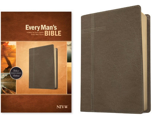 Every Man's Bible NIV (Leatherlike, Pursuit Granite) Bible Tyndale House Publishers