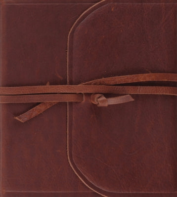 ESV Journaling Study Bible (Natural Leather, Brown, Flap with Strap) Bible Crossway